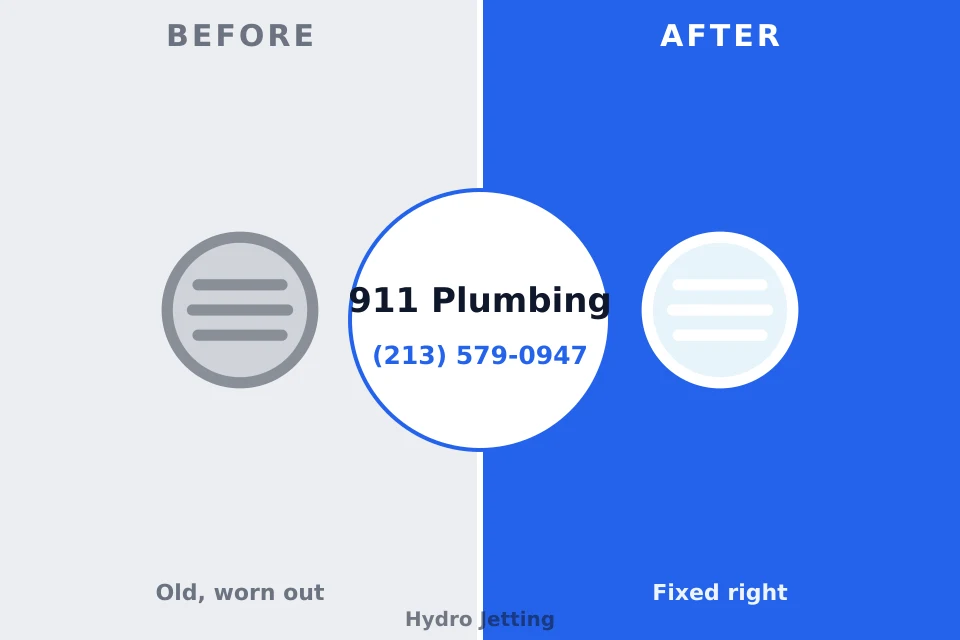Before and after: plumbing company Bartlett, TN